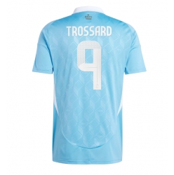 Belgia Leandro Trossard #9 Bortedrakt EM 2024 Kortermet