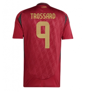 Belgia Leandro Trossard #9 Hjemmedrakt EM 2024 Kortermet