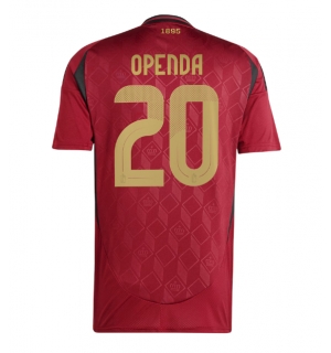 Belgia Lois Openda #20 Hjemmedrakt EM 2024 Kortermet
