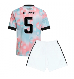 Belgia Maxim De Cuyper #5 Bortedraktsett Barn VM 2026 Kortermet (+ Korte bukser)