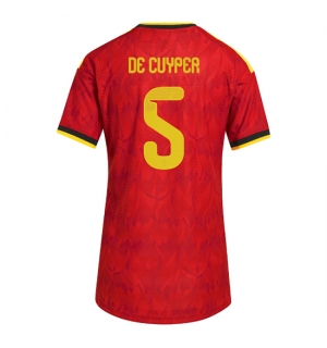 Belgia Maxim De Cuyper #5 Hjemmedrakt Dame VM 2026 Kortermet