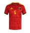 Belgia Maxim De Cuyper #5 Hjemmedrakt VM 2026 Kortermet Belgia Maxim De Cuyper #5 Hjemmedrakt VM 2026 Kortermet
