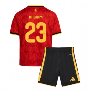 Belgia Michy Batshuayi #23 Hjemmedraktsett Barn VM 2026 Kortermet (+ Korte bukser)