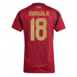 Belgia Orel Mangala #18 Hjemmedrakt Dame EM 2024 Kortermet