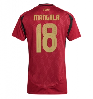 Belgia Orel Mangala #18 Hjemmedrakt Dame EM 2024 Kortermet