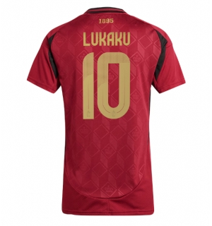 Belgia Romelu Lukaku #10 Hjemmedrakt Dame EM 2024 Kortermet