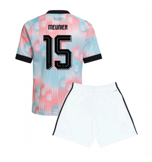 Belgia Thomas Meunier #15 Bortedraktsett Barn VM 2026 Kortermet (+ Korte bukser)