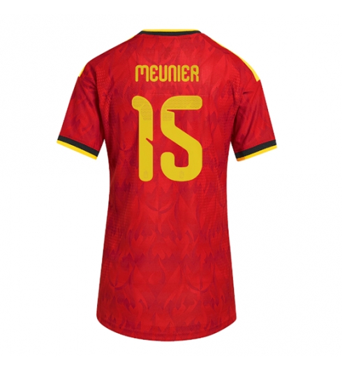 Belgia Thomas Meunier #15 Hjemmedrakt Dame VM 2026 Kortermet Belgia Thomas Meunier #15 Hjemmedrakt Dame VM 2026 Kortermet