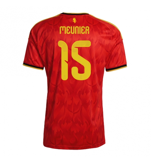 Belgia Thomas Meunier #15 Hjemmedrakt VM 2026 Kortermet Belgia Thomas Meunier #15 Hjemmedrakt VM 2026 Kortermet
