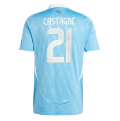 Belgia Timothy Castagne #21 Bortedrakt EM 2024 Kortermet