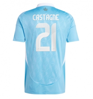 Belgia Timothy Castagne #21 Bortedrakt EM 2024 Kortermet