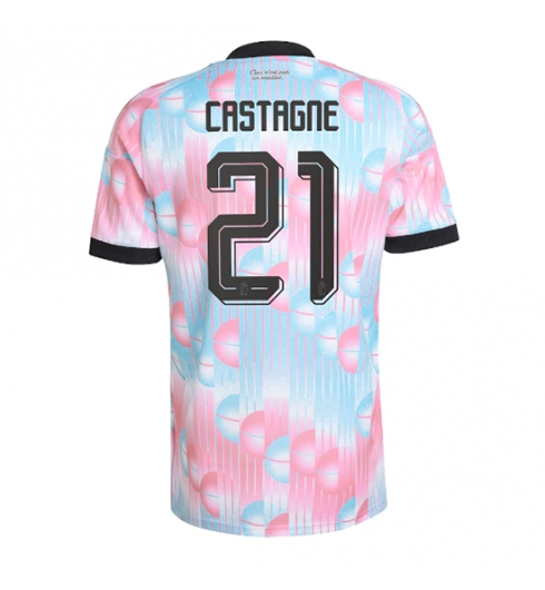 Belgia Timothy Castagne #21 Bortedrakt VM 2026 Kortermet Belgia Timothy Castagne #21 Bortedrakt VM 2026 Kortermet