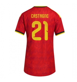 Belgia Timothy Castagne #21 Hjemmedrakt Dame VM 2026 Kortermet