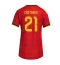 Belgia Timothy Castagne #21 Hjemmedrakt Dame VM 2026 Kortermet Belgia Timothy Castagne #21 Hjemmedrakt Dame VM 2026 Kortermet