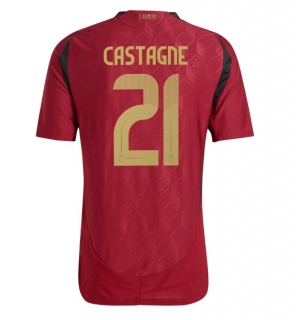 Belgia Timothy Castagne #21 Hjemmedrakt EM 2024 Kortermet