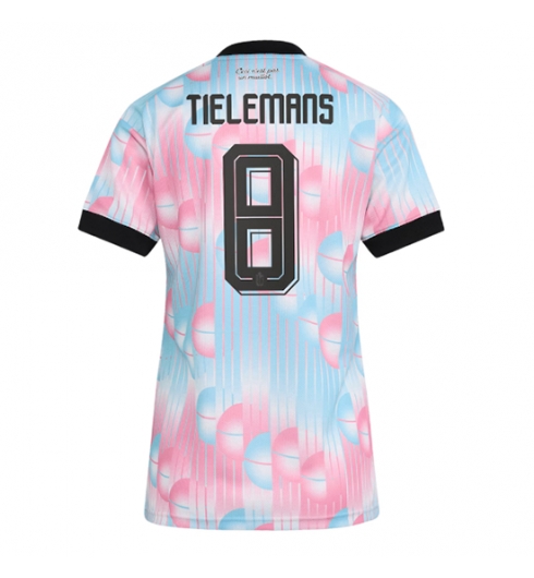 Belgia Youri Tielemans #8 Bortedrakt Dame VM 2026 Kortermet Belgia Youri Tielemans #8 Bortedrakt Dame VM 2026 Kortermet