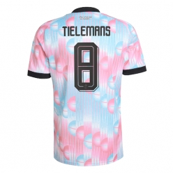 Belgia Youri Tielemans #8 Bortedrakt VM 2026 Kortermet