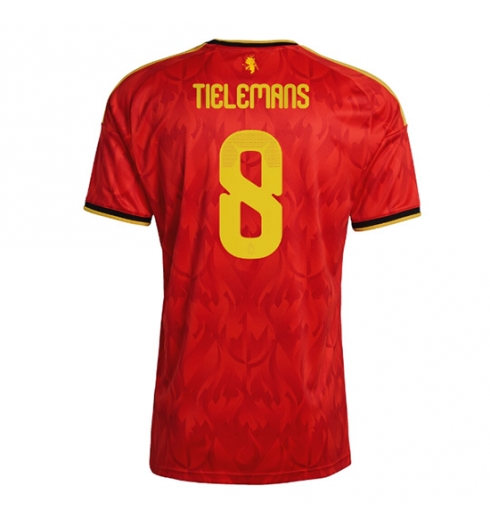 Belgia Youri Tielemans #8 Hjemmedrakt VM 2026 Kortermet Belgia Youri Tielemans #8 Hjemmedrakt VM 2026 Kortermet
