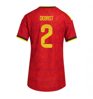 Belgia Zeno Debast #2 Hjemmedrakt Dame VM 2026 Kortermet