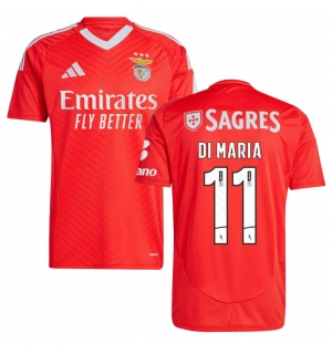 Benfica Angel Di Maria #11 Hjemmedrakt 2024-25 Kortermet