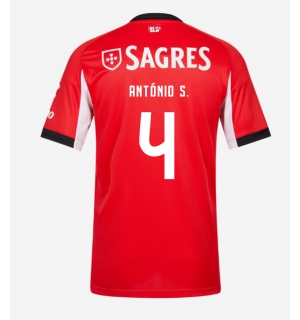 Benfica Antonio Silva #4 Hjemmedrakt 2025-26 Kortermet