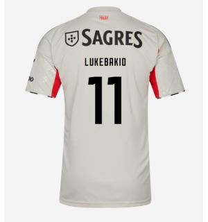 Benfica Dodi Lukebakio #11 Bortedrakt 2025-26 Kortermet