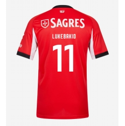 Benfica Dodi Lukebakio #11 Hjemmedrakt 2025-26 Kortermet