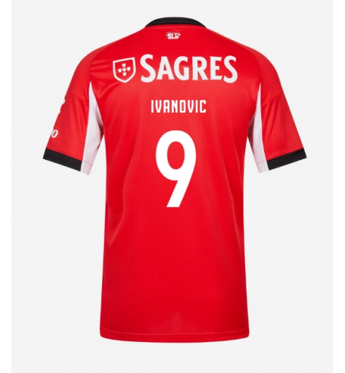 Benfica Franjo Ivanovic #9 Hjemmedrakt 2025-26 Kortermet Benfica Franjo Ivanovic #9 Hjemmedrakt 2025-26 Kortermet