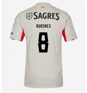 Benfica Fredrik Aursnes #8 Bortedrakt 2025-26 Kortermet