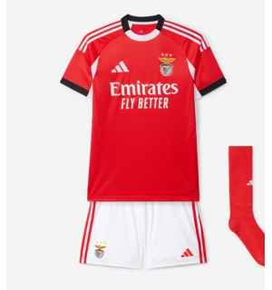 Benfica Hjemmedraktsett Barn 2025-26 Kortermet (+ Korte bukser)