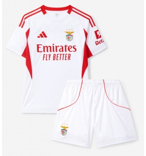 Benfica Tredjedraktsett Barn 2025-26 Kortermet (+ Korte bukser)