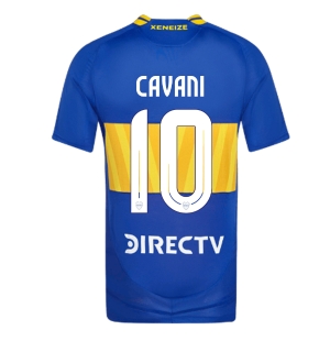 Boca Juniors Edinson Cavani #10 Hjemmedrakt 2024-25 Kortermet
