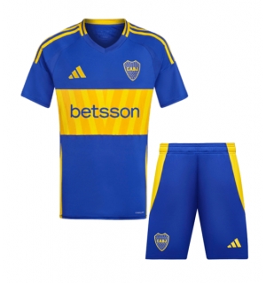 Boca Juniors Hjemmedraktsett Barn 2024-25 Kortermet (+ Korte bukser)