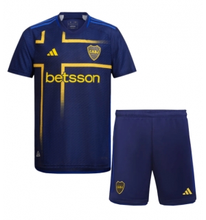 Boca Juniors Tredjedraktsett Barn 2024-25 Kortermet (+ Korte bukser)