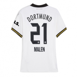 Borussia Dortmund Donyell Malen #21 Tredjedrakt Dame 2024-25 Kortermet