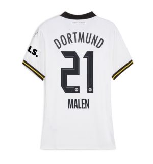 Borussia Dortmund Donyell Malen #21 Tredjedrakt Dame 2024-25 Kortermet
