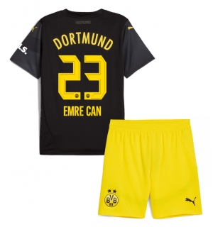 Borussia Dortmund Emre Can #23 Bortedraktsett Barn 2024-25 Kortermet (+ Korte bukser)
