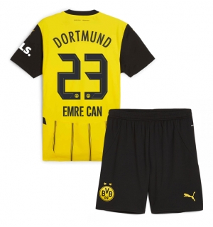 Borussia Dortmund Emre Can #23 Hjemmedraktsett Barn 2024-25 Kortermet (+ Korte bukser)