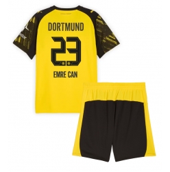 Borussia Dortmund Emre Can #23 Hjemmedraktsett Barn 2025-26 Kortermet (+ Korte bukser)