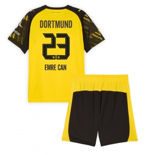 Borussia Dortmund Emre Can #23 Hjemmedraktsett Barn 2025-26 Kortermet (+ Korte bukser)