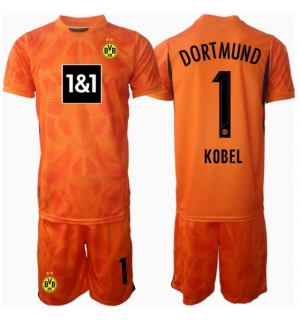 Borussia Dortmund Gregor Kobel #1 Keeper Tredjedraktsett Barn 2024-25 Kortermet (+ Korte bukser)