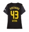 Borussia Dortmund Jamie Bynoe-Gittens #43 Bortedrakt Dame 2024-25 Kortermet