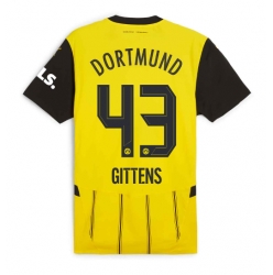Borussia Dortmund Jamie Bynoe-Gittens #43 Hjemmedrakt 2024-25 Kortermet