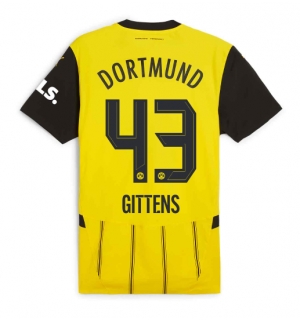 Borussia Dortmund Jamie Bynoe-Gittens #43 Hjemmedrakt 2024-25 Kortermet