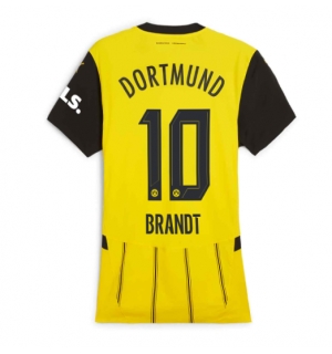 Borussia Dortmund Julian Brandt #10 Hjemmedrakt Dame 2024-25 Kortermet