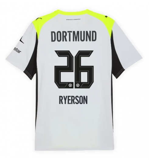 Borussia Dortmund Julian Ryerson #26 Bortedrakt 2025-26 Kortermet Borussia Dortmund Julian Ryerson #26 Bortedrakt 2025-26 Kortermet