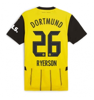 Borussia Dortmund Julian Ryerson #26 Hjemmedrakt 2024-25 Kortermet