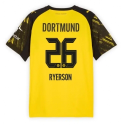 Borussia Dortmund Julian Ryerson #26 Hjemmedrakt 2025-26 Kortermet