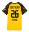 Borussia Dortmund Julian Ryerson #26 Hjemmedrakt Dame 2025-26 Kortermet Borussia Dortmund Julian Ryerson #26 Hjemmedrakt Dame 2025-26 Kortermet