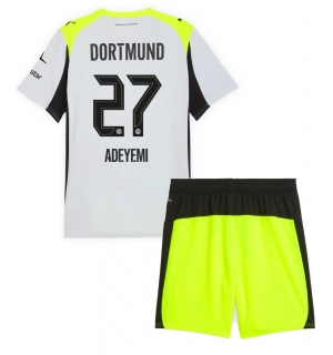 Borussia Dortmund Karim Adeyemi #27 Bortedraktsett Barn 2025-26 Kortermet (+ Korte bukser)
